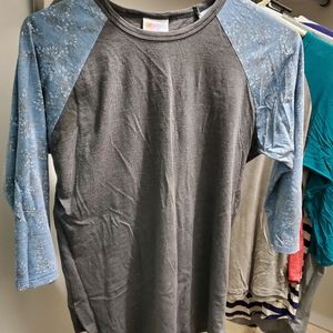 3 LuLaRoe Randy shirts